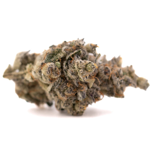 Dense White Runtz THCa Flower with Trichomes in Wholesale Display